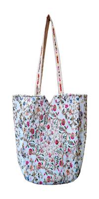 Sutliyan Handcrafted Exquisite White Shoulder Bag for Women/Girls (14 * 20 Inch) 1