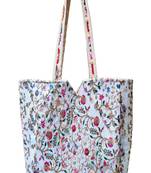 Sutliyan Handcrafted Exquisite White Shoulder Bag for Women/Girls (14 * 20 Inch)