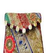 Sutliyan Embroidered Handcrafted Coin Clutch for Women/Girls (6 * 8 Inch)