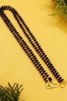 Gold Plated 1 Line Mangalsutra Necklace chain to add to any pendants