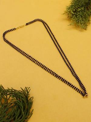 Gold Plated 2 Line Mangalsutra Necklace chain to add in any of the pendants 1