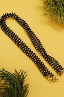 Gold Plated 2 Line Mangalsutra Necklace chain to add in any of the pendants