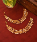 Gold pearl hair-accessories