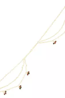 Designer 3 Line Pearl Earchain or kan chain Ear Support Earrings pearl hair accessories