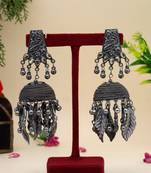 Silver jhumkas