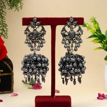 Silver jhumkas 1