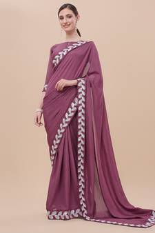 Dark-Teal Embroidered Georgette Salwar