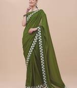 Orange Printed Rayon Ethnic-Kurtis