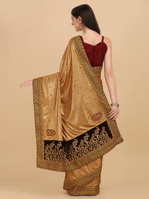 Black embroidered georgette salwar 2