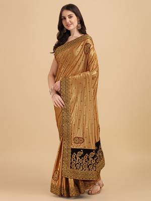 Black embroidered georgette salwar 3