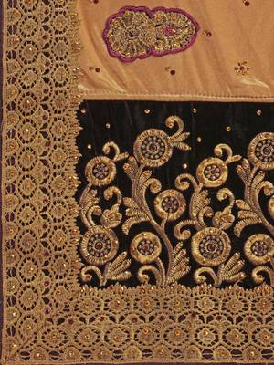 Purple embroidered georgette salwar 5