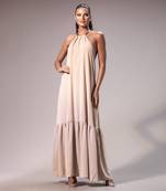 NudeMaxi dress