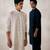 White Applique Kurta Set