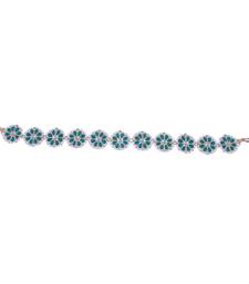Gold Plated Metal Traditional Floral Kundan Pearl Studded Rajasthani Sheeshphool/SheeshPatti for Women 