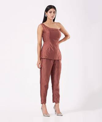 Nude Brown Kaftan Set 3