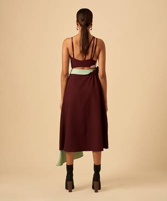 Dramatic Crimson Skirt 3
