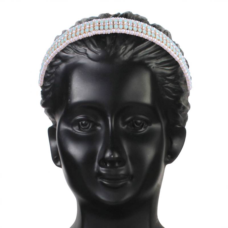 Gold Plated Metal Traditional Floral Kundan Pearl Studded Rajasthani Sheeshphool/Mathapatti for Women T2105Min