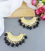 Gold Plated Traditional Handcrafted Pearl Jhumki Earrings for Women/Girls