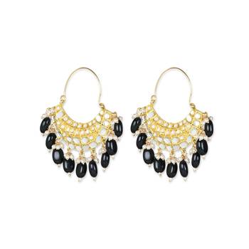 Gold Plated Traditional Handcrafted Pearl Jhumki Earrings for Women/Girls 3