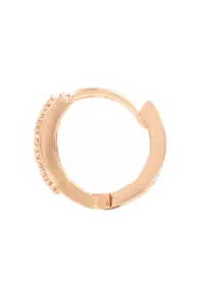 Valentine's Special Rose Gold-Plated AD Stone Contemporary Studs Earrings for women 