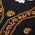 SHADES Chikankari black cotton kurti with mustard embroidery