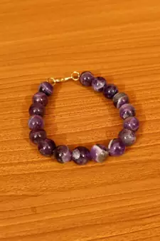 Purple bracelets