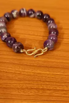 Purple bracelets