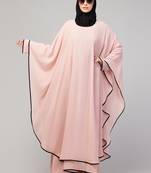 MRC Women's latest  layered designer abaya kaftan piping work 