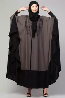 MRC Women Designer Irani style abaya Kaftan with embroidery work