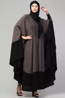 MRC Women Designer Irani style abaya Kaftan with embroidery work