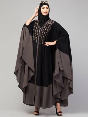 MRC Women dubai style latest design Embroidered abaya kaftan 1