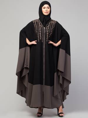 MRC Women dubai style latest design Embroidered abaya kaftan 3