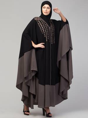 MRC Women dubai style latest design Embroidered abaya kaftan 4