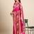 Pink woven paithani silk saree with blouse