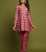 Pink Silk Co-ord Set