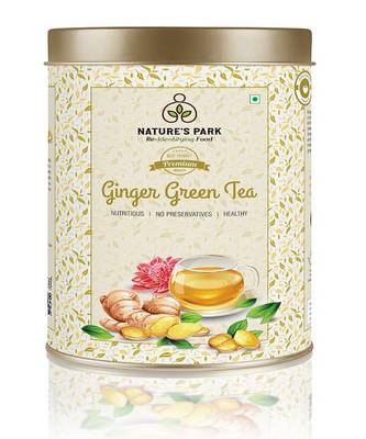 Ginger Green Tea Can (150 g) 1