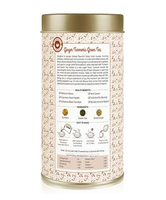 Ginger Turmeric Green Tea Can (100 g) 3