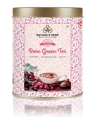 Rose Green Tea Can (125 g) 1