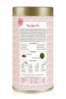 Rose Green Tea Can (125 g)