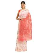 Handloom Jamdani on silk cotton