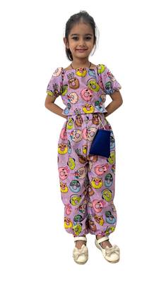 Aglare cord set top and pant set for babygirl,girls small girls,kids cord set..donut 1
