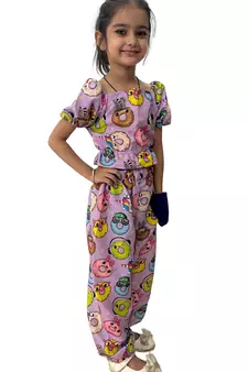 Aglare cord set top and pant set for babygirl,girls small girls,kids cord set..donut
