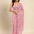 Light pink embroidered georgette saree with blouse