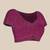 Wine embroidered georgette saree with blouse