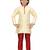 White plain cotton boys-kurta-pyjama