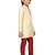 White plain cotton boys-kurta-pyjama