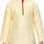 White plain cotton boys-kurta-pyjama