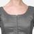 Pujia Mills Women's Phantom Silk Daily Wear Short Sleeve Round Neck Grey Saree Blouse