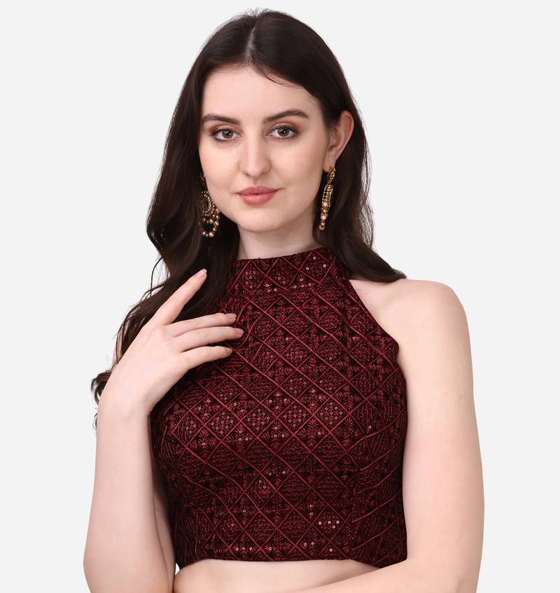 Blouse met Engels borduurwerk - wit - Dame - 22.00