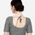 Pujia Mills Women's Phantom Silk Daily Wear Half Sleeve Round Neck Plain Grey Saree Blouse